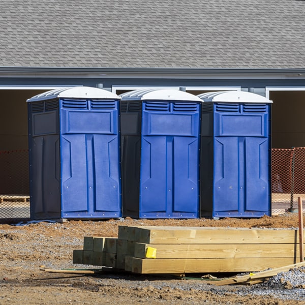 is there a specific order in which to place multiple portable toilets in Millersburg IN